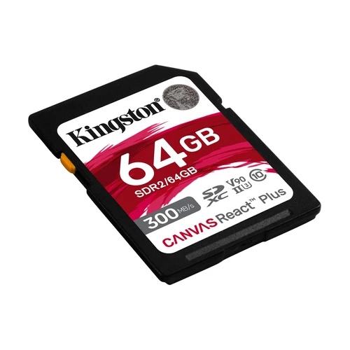 Kingston 64GB Canvas React Plus (SDR2/64GB) 64GB memorijska kartica SDXC class 10