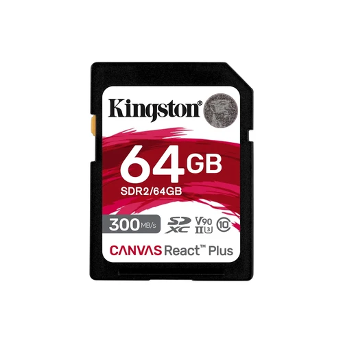 Kingston 64GB Canvas React Plus (SDR2/64GB) 64GB memorijska kartica SDXC class 10