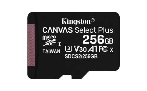 Kingston Canvas Select Plus (sdcs2/256gb) memorijska kartica micro SDXC 256GB class 10+adapter