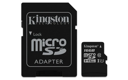 Kingston MicroSD (SDC10G2/16GB) 16GB class 10+adapter
 memorijska kartica 