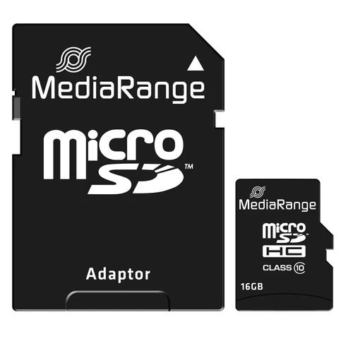 Mediarange 16GB (C10 MR958) memorijska kartica microSDHC class 10+adapter 