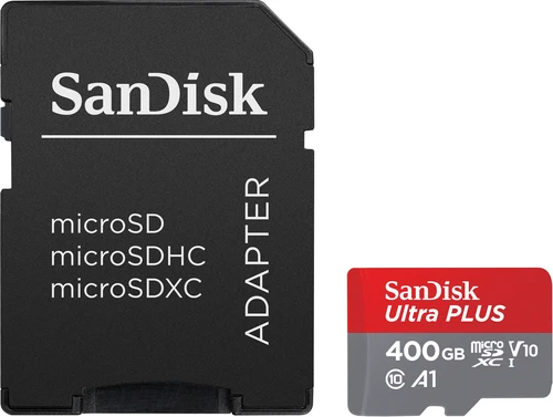 SanDisk Ultra (SDSQUAR-400G-GN6MA) memorijska kartica micro SDXC 400GB class10+adapter