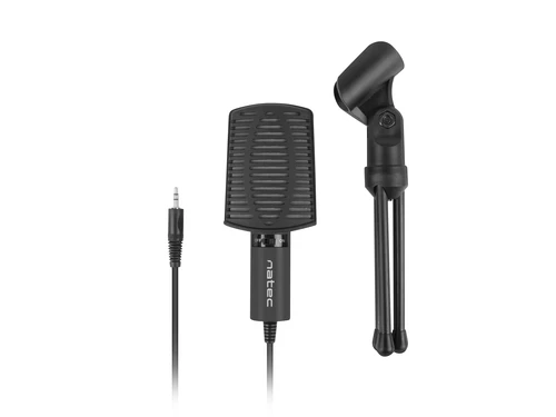 Natec NMI-1236 ASP Condenser Tripod 3.5mm mikrofon crni