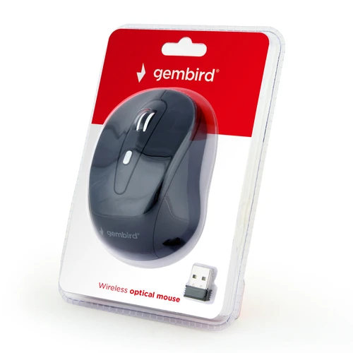 Gembird MUSW-6B-01 bežični optički miš 1600dpi crni