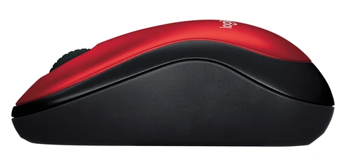 Logitech M185 crveni bežični optički miš 1000dpi