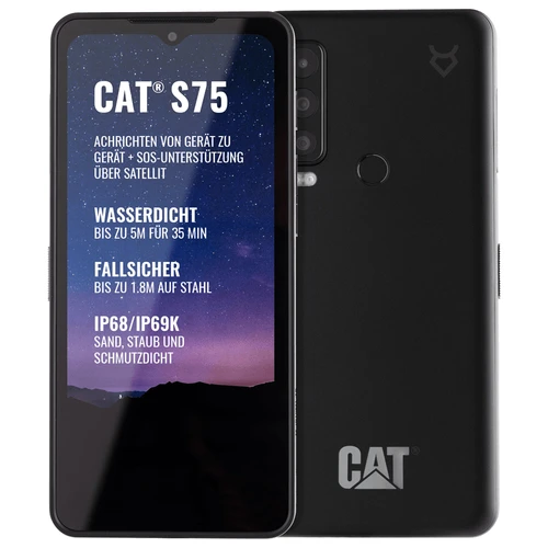 CAT S75 6/128GB crni mobilni 6.58" Octa Core Mediatek Dimensity 930 6GB 128GB 50Mpx+8Mpx+2Mpx