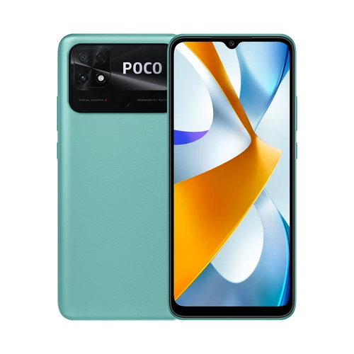 Poco C40 4/64GB zeleni mobilni 6.71" Octa Core JLQ JR510 3GB 32GB 13Mpx+2Mpx Dual Sim