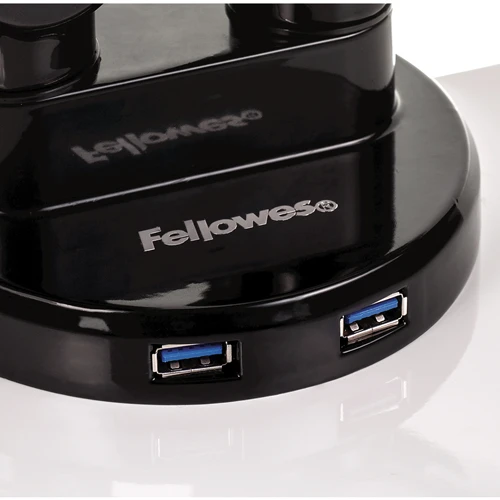Fellowes Platinium Dual Stacking (8043401) crni stoni zglobni nosač za 2 monitora do 32" do 8kg 