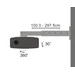 S-BOX PM 300 Nosac za Projektor do 15Kg