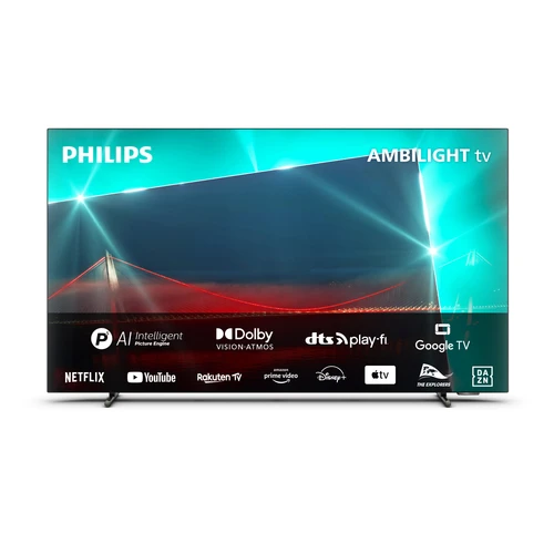 Philips 55OLED718/12 Smart OLED TV 55" 4K Ultra HD DVB-T2 Google TV