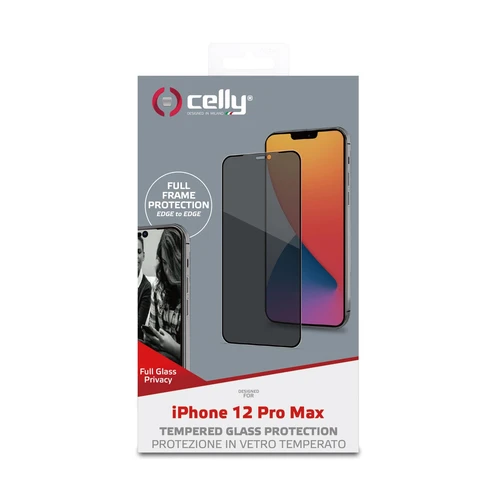 Celly zaštitno staklo privacy za iphone 12 pro max