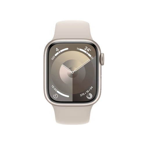 Apple Watch S9 GPS (MR8U3SE/A) 41mm M/L Starlight with Starlight Sport Band pametni sat
