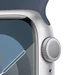 Apple Watch S9 GPS (MR913SE/A) 41mm M/L Silver with Storm Blue Sport Band pametni sat