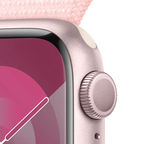 Apple Watch S9 GPS (MR953SE/A) 41mm Pink with Light Pink Sport Loop pametni sat
