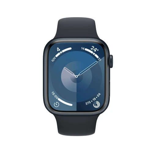 Apple Watch S9 GPS (MR993SE/A) 45mm S/M Midnight with Midnight Sport Band pametni sat