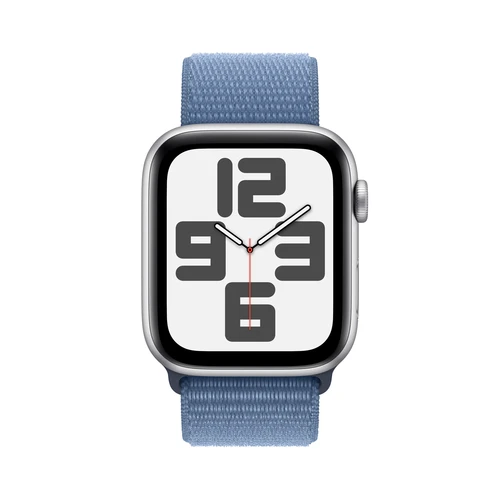 Apple Watch SE GPS (MREF3SE/A) 44mm Silver with Winter Blue Sport Loop pametni sat