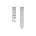 Samsung Hybrid (ET-SHR96-LSE) srebrna zamenska narukvica za Galaxy Watch 6 eko koža M/L