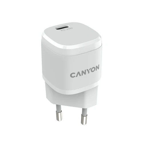 Canyon CNE-CHA20W05 beli kućni punjač (adapter) za mobilni telefon