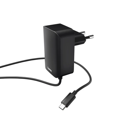 Hama (178301) brzi punjač za mobilne telefone micro USB crni