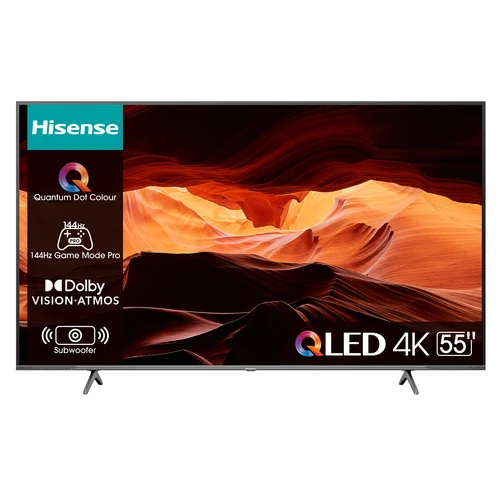 Hisense 55E7KQ PRO Smart TV 55" 4K Ultra HD DVB-T2 QLED