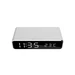 Gembird (DAC-WPC-01-S) digitalni sat+alarm sa bezičnim punjenjem telefona sivi