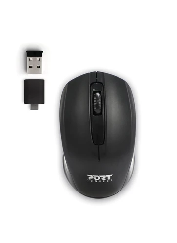 Port Designs Premium crni ranac za laptop 15.6"+bežični optički miš 1000dpi