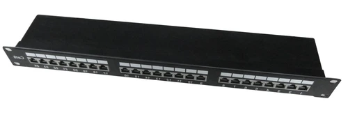 Gembird (NPP-C548CM-001) 48 porta patch panel sa zadnjim upravljanjem kablovima Cat5e