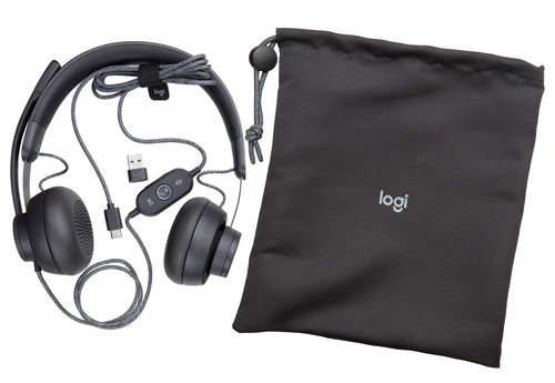 Logitech Zone Wired (981-000870) slušalice sa mikrofonom crne