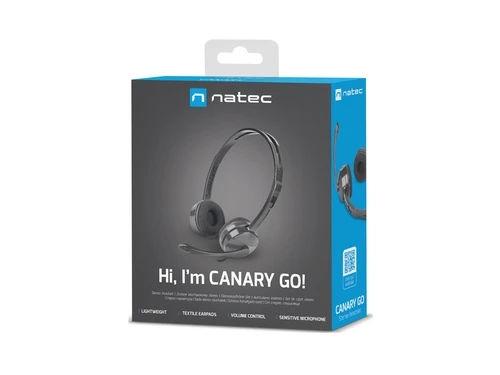 Natec Canary GO (NSL-1665) crne slušalice