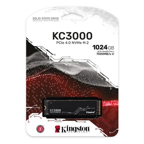Kingston 1TB M.2 KC3000 (SKC3000S/1024G) SSD disk PCIe 4.0