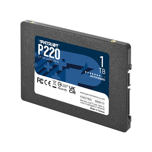 Patriot 1TB 2.5" SATA III (P220S1TB25) SSD disk