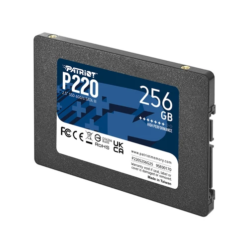 Patriot 256GB 2.5" SATA III (P220S256G25) SSD disk