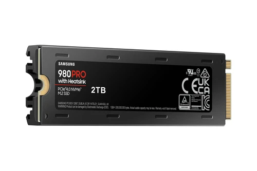 Samsung 2TB M.2 980 Pro Series Heatsink (MZ-V8P2T0CW) SSD disk PCI Express 4.0 x4 NVMe