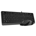 A4Tech F1010 Fstyler sivi komplet tastatura+miš
