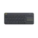 Logitech K400 Plus (920-007145) Tastatura Wireless Touch US Crna