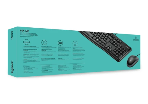 Logitech MK120 (920-002586) crni komplet tastatura+miš