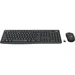 Logitech MK295 Silent crni bežični komplet tastatura+optički miš