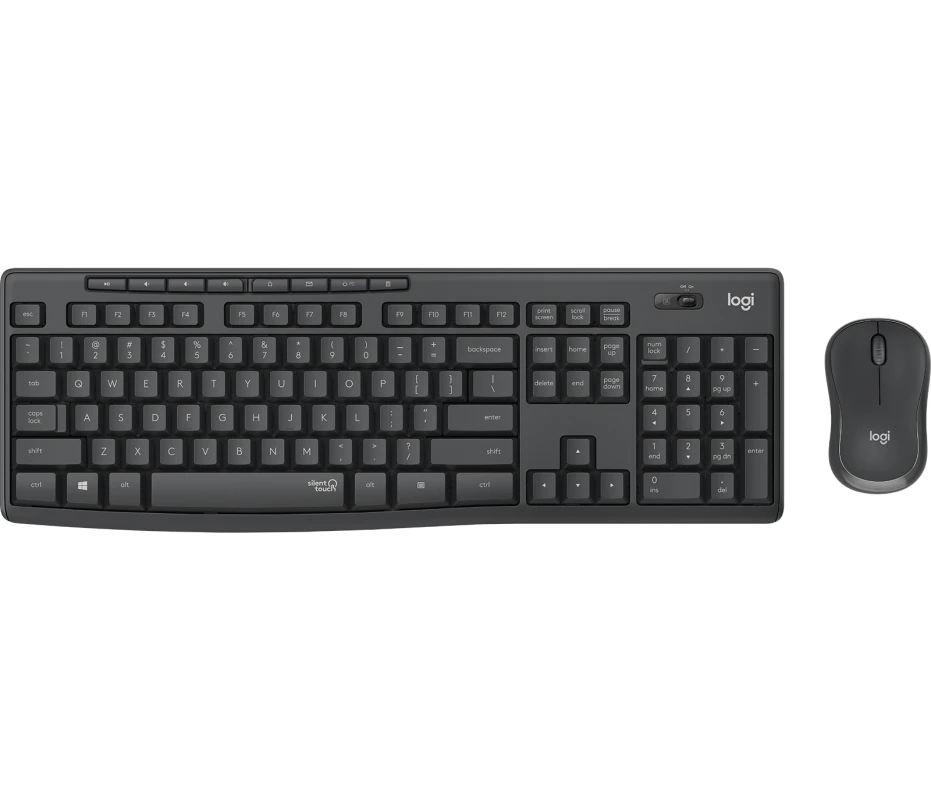 Logitech MK295 (920-009809) komplet tastatura YU+optički miš crni