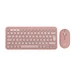 Logitech Pebble 2 (920-012241) Bluetooth komplet tastatura+miš rozi 