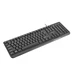 Natec NKL-0967 TROUT Slim US USB tastatura crna