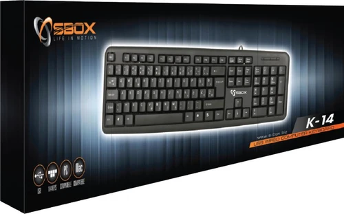S-BOX K-14 tastatura SRB (YU) crna