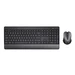 Trust TREZO bežični komplet tastatura+miš crni