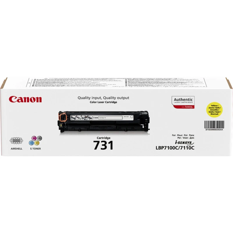 Canon CRG-731 Yellow Toner za Stampac i-Sensys LBP7100Cn/7110Cw/MF8230Cn/8280Cw