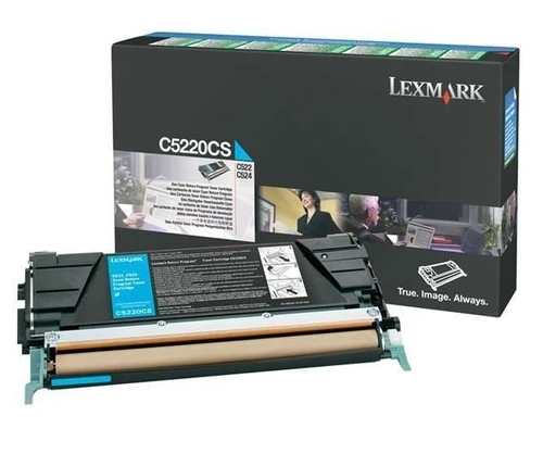 Lexmark C5220CS cyan toner 3000 strana