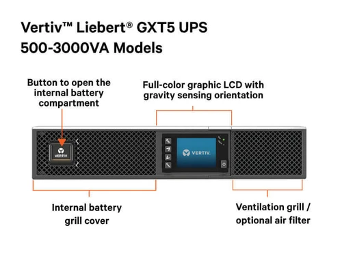 Vertiv GXT5-3000IRT2UXLE UPS uređaj 3000VA/3000W online double conversion