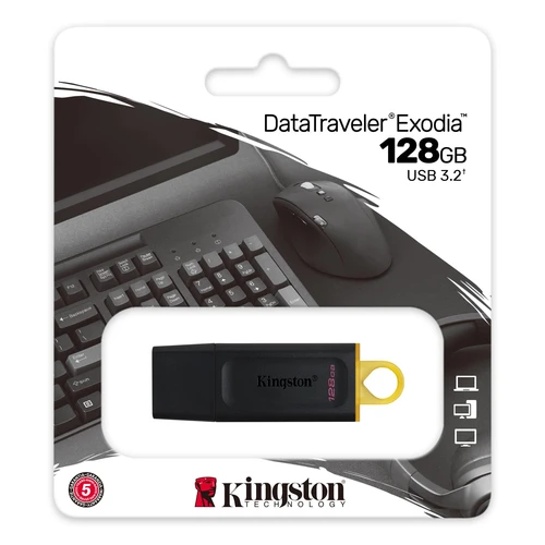 Kingston DataTraveler Exodia (dtx/128gb) USB flash memorija 128GB crna