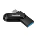 SanDisk 256GB Dual Drive Go (SDDDC3-256G-G46) USB flash memorija crni