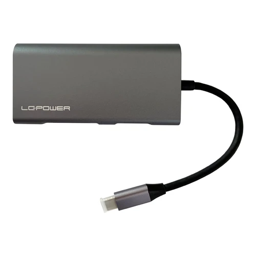 LC-Power LC-HUB-C-MULTI-5 USB multiport 5u1 USB Type-C Hub crni