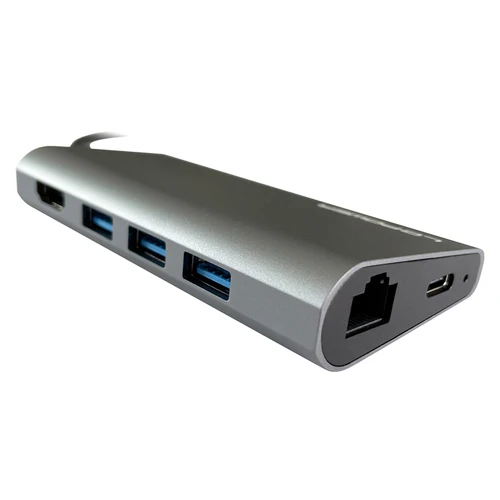 LC-Power LC-HUB-C-MULTI-5 USB multiport 5u1 USB Type-C Hub crni