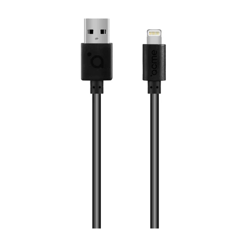 Acme CB1031 kabl za punjač USB A (muški) na Lightning 1m crni